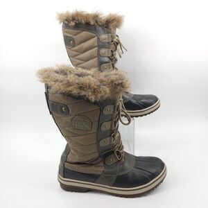 Sorel Tofino II Boots Womens 8.5 Waterproof Faux Fur LL3654-365